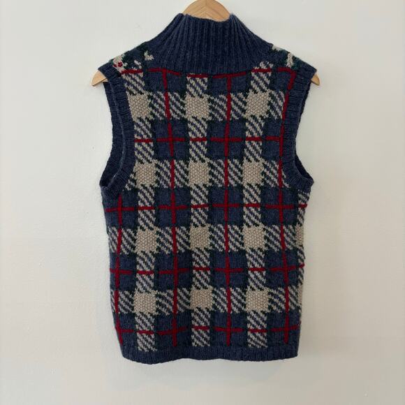 Vintage 100% Wool Bird Unisex Vest Mens Small / Womens' Large - Picture 7 of 7